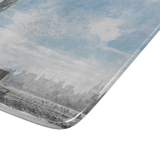 Planche À Découper Manhattan Nyc Liberty Statue (Coin)