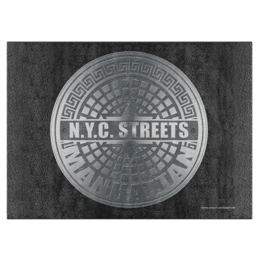Planche À Découper Manhole Covers Manhattan (Devant)