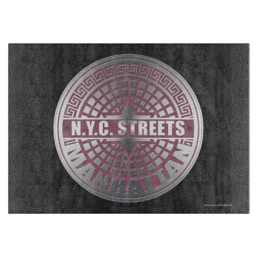 Planche À Découper Manhole Covers Manhattan (Devant)