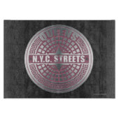 Planche À Découper Manhole Covers Queens (Devant)