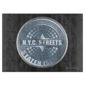 Planche À Découper Manhole Covers Staten Island (Devant)