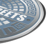 Planche À Découper Manhole Staten Island Blue (Coin)