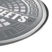 Planche À Découper Manhole Staten Island Grey (Coin)