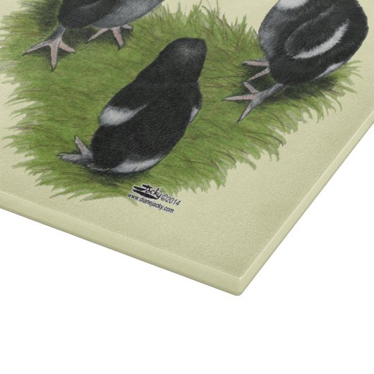 Planche À Découper Marans Cuivre noir Chicks (Coin)