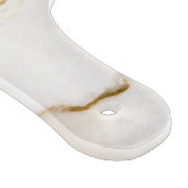 Planche À Découper Marbre à effet doré avec nom personnalisé moderne (Coin)