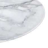 Planche À Découper Marbre blanc Carrara Calacatta Texture (Coin)