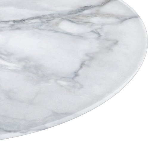 Planche À Découper Marbre blanc Carrara Calacatta Texture (Coin)