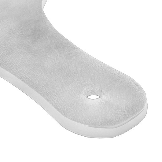 Planche À Découper Marbre blanc de nom personnalisé de script moderne (Coin)