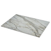 Planche À Découper Marbre blanc granit luxe texture naturelle (Coin)