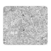 Planche À Découper Marbre blanc Nature moderne Pierre naturelle (Devant)