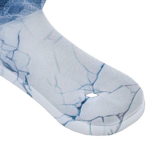 Planche À Découper marbre bleu abstrait motif côtier (Coin)