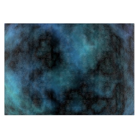Planche À Découper Marbre Bleu Cosmic Faux (Devant)