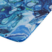Planche À Découper Marbre bleu Faux et vert (Coin)