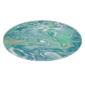 Planche À Découper Marbre bleu turquoise (Coin)