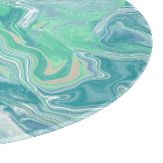 Planche À Découper Marbre bleu turquoise (Coin)