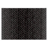 PLANCHE À DÉCOUPER MARBRE BRICK2 NOIR ET MARBRE ROUGE ET BLANC (Devant)