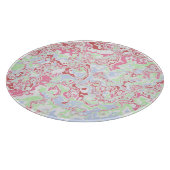 Planche À Découper Marbre coloré super Retro Boho Eclectique (Coin)