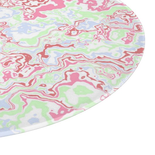 Planche À Découper Marbre coloré super Retro Boho Eclectique (Coin)