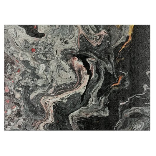 Planche À Découper Marbre de fluide d'agate (Devant)