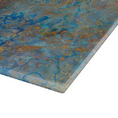 Planche À Découper Marbre de luxe de lazulite de Lapis (Coin)