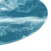 Planche À Découper Marbre d'eau bleue (Coin)