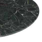 Planche À Découper Marbre Noir Élégant : Fond Texturé (Coin)