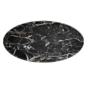 Planche À Découper Marbre noir : texture abstraite naturelle. (Coin)