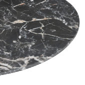 Planche À Découper Marbre noir : texture abstraite naturelle. (Coin)