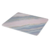 Planche À Découper Marbre Pastel Pierre Parties scintillant Texture A (Coin)