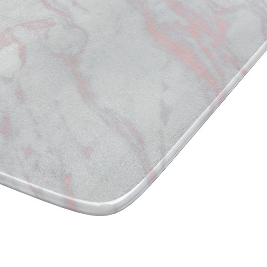 Planche À Découper Marbre Pastel Pierre Parties scintillant Texture A (Coin)