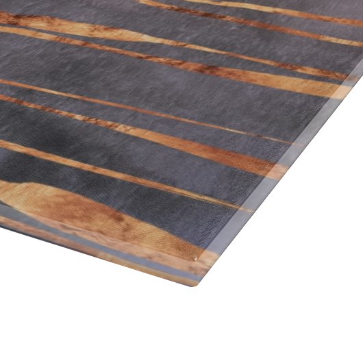 Planche À Découper Marbre rose or violet nom moderne (Coin)