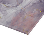 Planche À Découper Marbre violet et or (Coin)