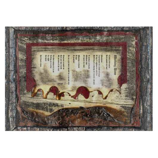 Planche À Découper Marcher seul (Devant)