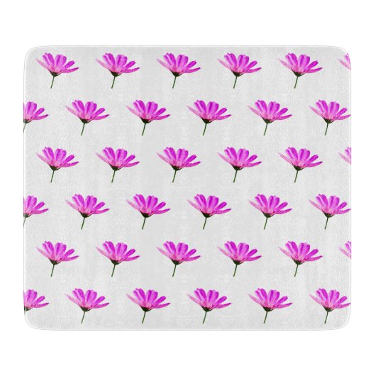 Planche À Découper Marguerite rose  (Devant)