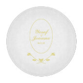 Planche À Découper Mariage d'or (Devant)