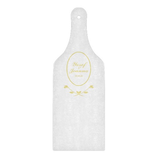 Planche À Découper Mariage d'or (Devant)