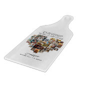 Planche À Découper Mariage Famille Anniversaire Coeur Photo Collage (Coin)