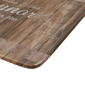 Planche À Découper Mariage ou Anniversaire Grange bois Mason Jar (Coin)