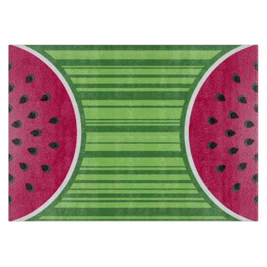 Planche À Découper Mariages de pastèque (Devant)