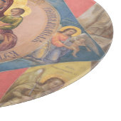 Planche À Découper Marie, Jésus Et Les Anges (Coin)