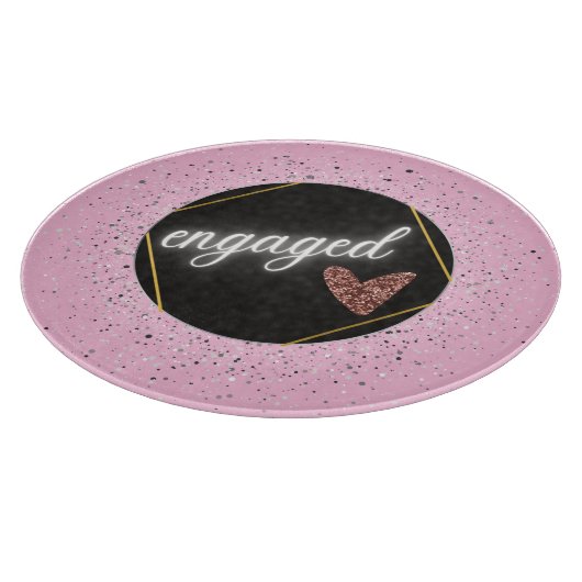 Planche À Découper Mariée Glam Pastel (Coin)