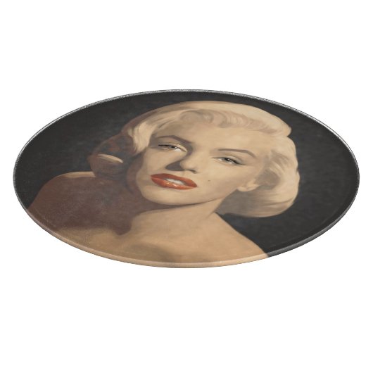 Planche À Découper Marilyn grise graphique (Coin)