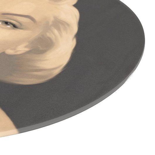 Planche À Découper Marilyn grise graphique (Coin)