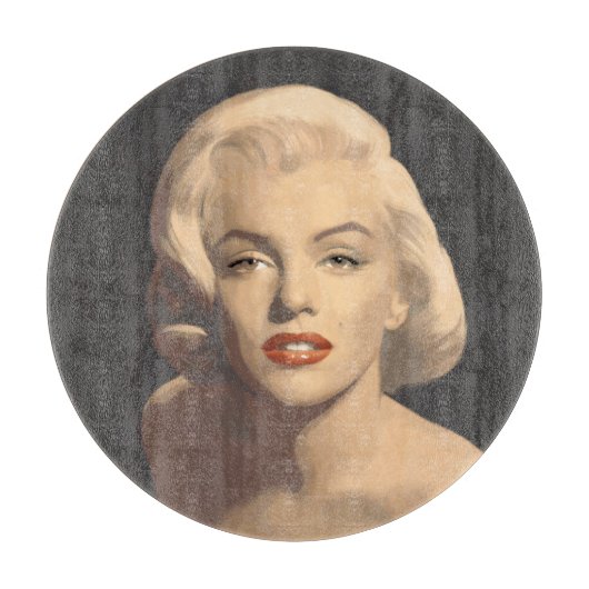 Planche À Découper Marilyn grise graphique (Devant)