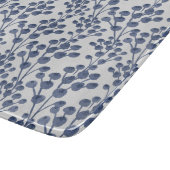 Planche À Découper Marine bleue botanique (Coin)