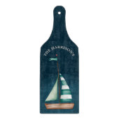 Planche À Découper Marine Voilier Nautique Maison de bateau Personnal (Devant)