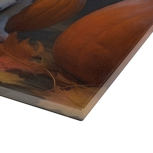 Planche À Découper Marionnette dalmate Automne Citrouille délice (Coin)