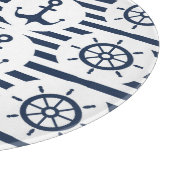 Planche À Découper Maritime dans le motif bleu (Coin)