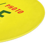 PLANCHE À DÉCOUPER MARQUE VÉRIFIÉE JAUNE CLAIR ET MODERNE (Coin)