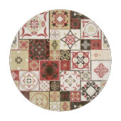 Planche À Découper Marsala Marsala Marsala Motif en Carrelage (Devant)